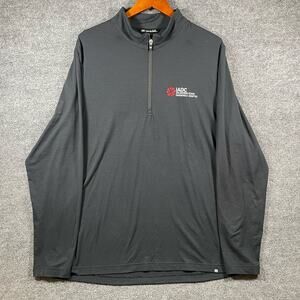 Travis Mathew 1/4 Zip Shirt Men's XL Black Long Sleeve Lightweight Stretch